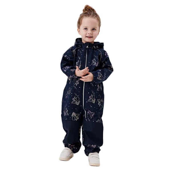 Name It Alfa08 Softshellil Mini Heldragt Blå 6 Years Pige