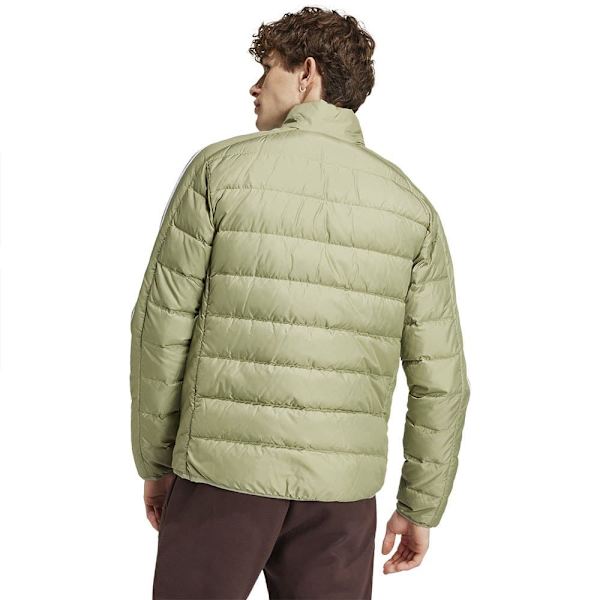 Adidas Essentials 3 Stripes Light Down Jakke Grøn L / Regular Mand