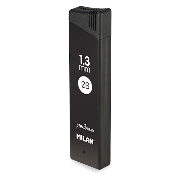 Milan Display Box 24 1.3 Mm 12 Reserv Leads 1.3 Mm Silver