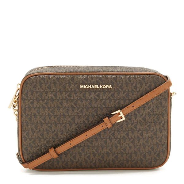 Michael Kors Crossbody Jet Set Lg Ew Brun  Mand