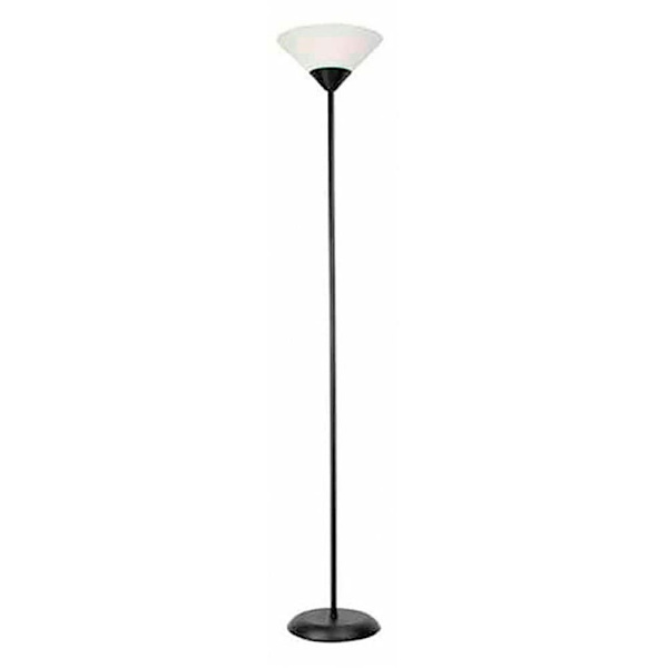 Edm Gulv Lampe Miami E27 60w Sort