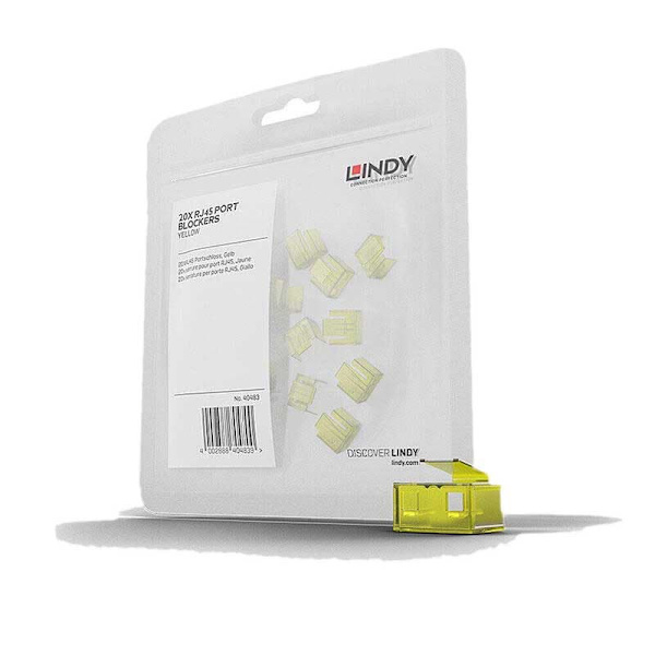 Lindy Blocker Rj45 Port 20 Enheder Gylden