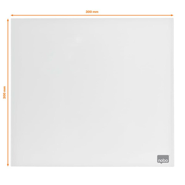 Nobo Magnetisk Whiteboard I Glas 30x30 Cm