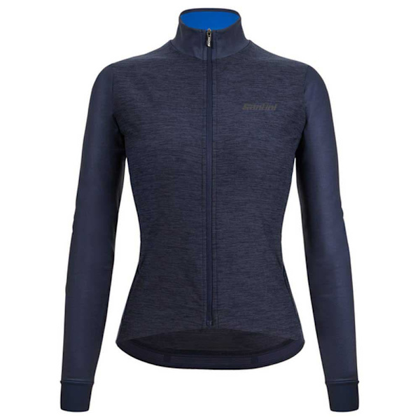 Santini Långärmad Tröja Colore Puro Thermal Blå L Kvinna