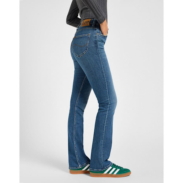 Lee Breese Boot Jeans Blå 28 / 33 Kvinna