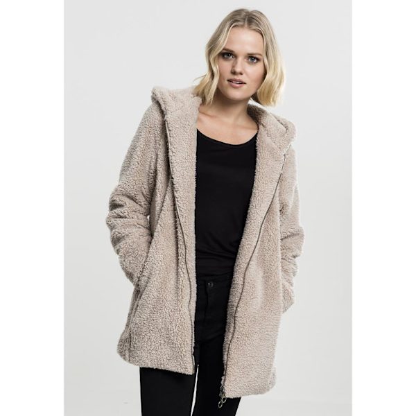 Urban Classics Parka Sherpa Hvid L Kvinde
