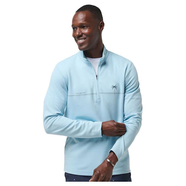 Travis Mathew Upgraded Cs Halv Lynlås Sweatshirt  S