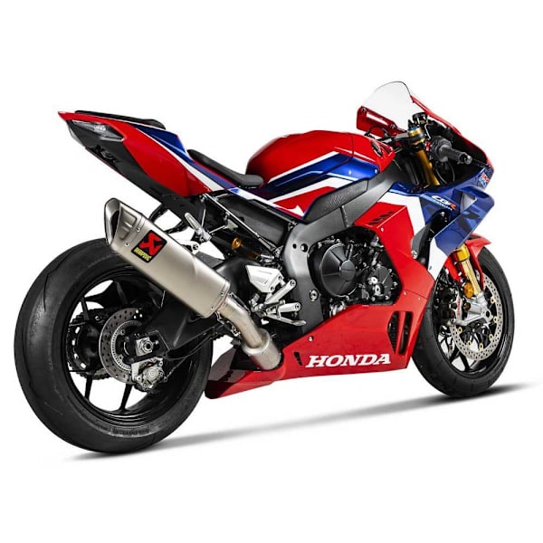 Akrapovic Full Line System Track Day Slip On Line Titanium Muffler Cbr 1000rr-r Fireblade/sp 20 Ref:s-h10so25-aplt/td Silver