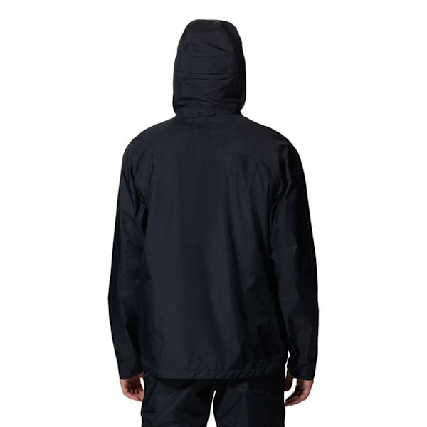 Mountain Hardwear Threshold™ Regnjakke Med Lynlås Sort XL Mand
