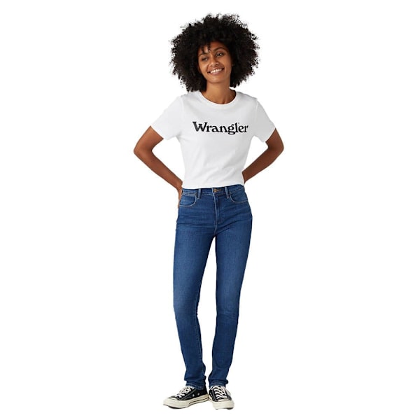 Wrangler Jeans Slim Blå 32 / 34 Kvinde