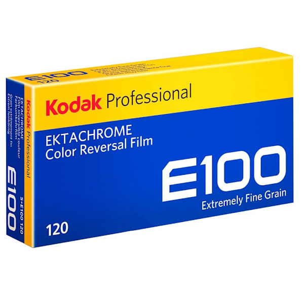 Kodak E-100 G 120 1x5 Reel Valkoinen,Musta