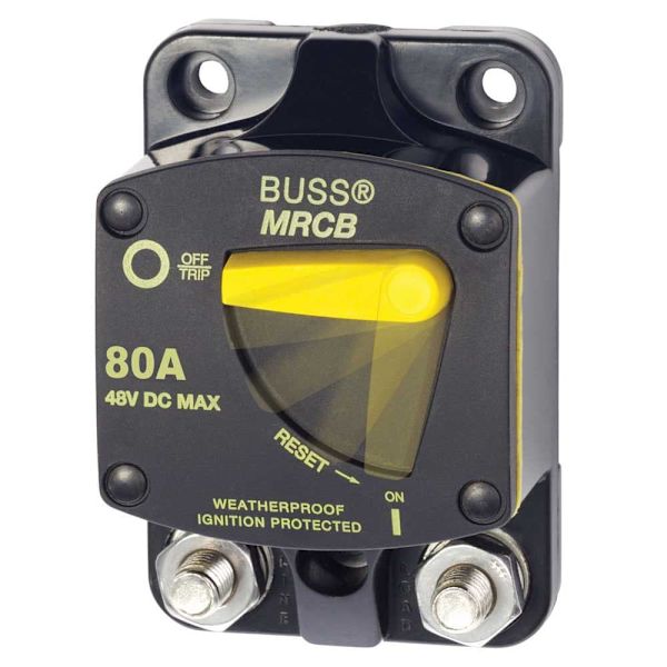 Blue Sea Systems Thermal Circuit Breaker 80a Sort