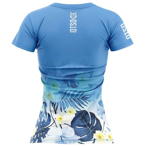 Otso Kort ærme T-shirt T-shirt Blå XS Kvinde