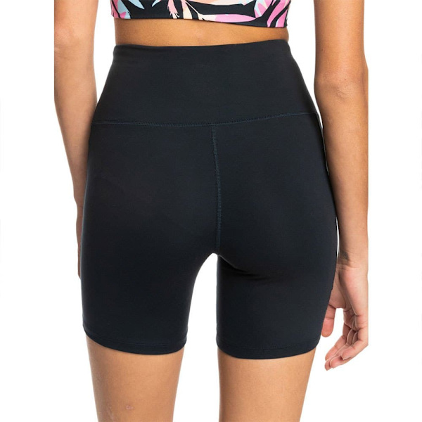 Roxy Heart Short Leggings Sort M Kvinde