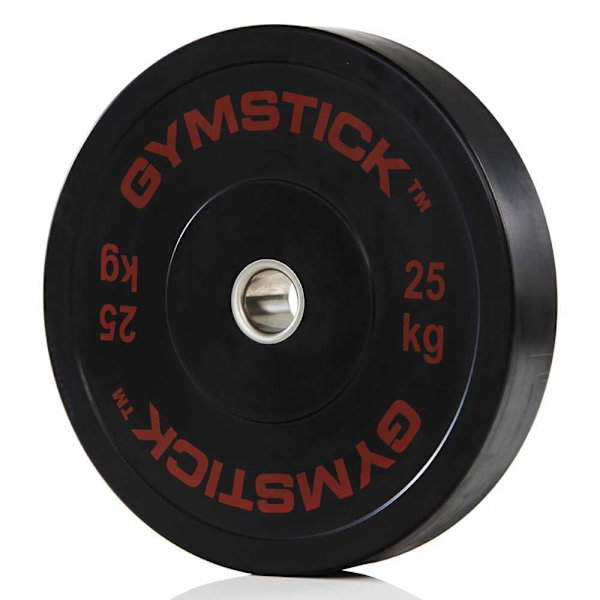 Gymstick Bumper Plat 25kg Unit Sort 25 kg