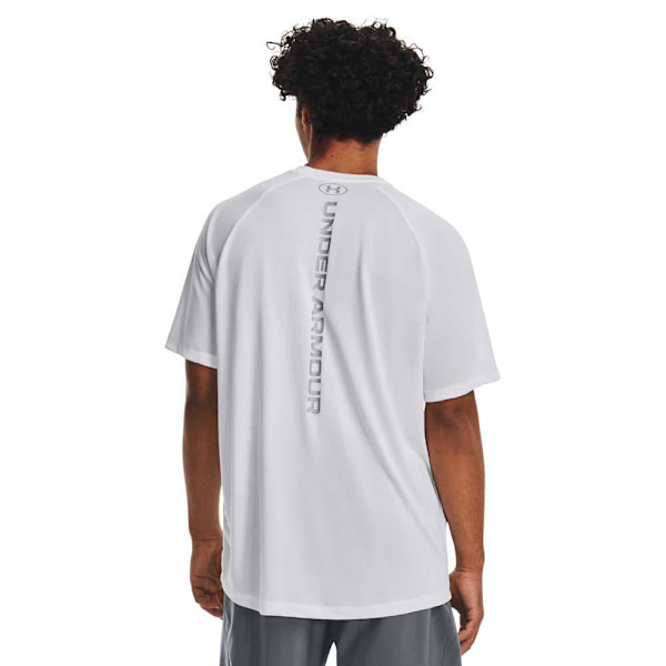 Under Armour Kortærmet T-shirt Tech Reflective Hvid XL / Regular Mand