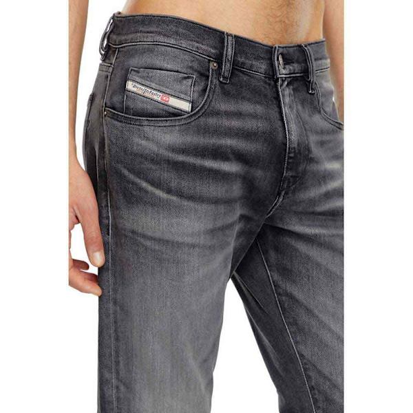 Diesel A03562-09j52 2019 D Strukt Jeans Grå 30 / 30 Mand