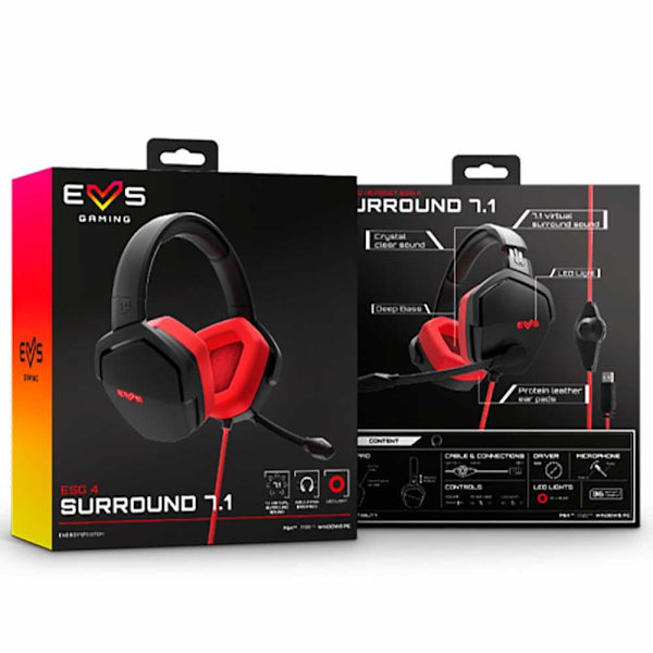 Energy Sistem Gaming Headset Esg 4 7.1 Sort