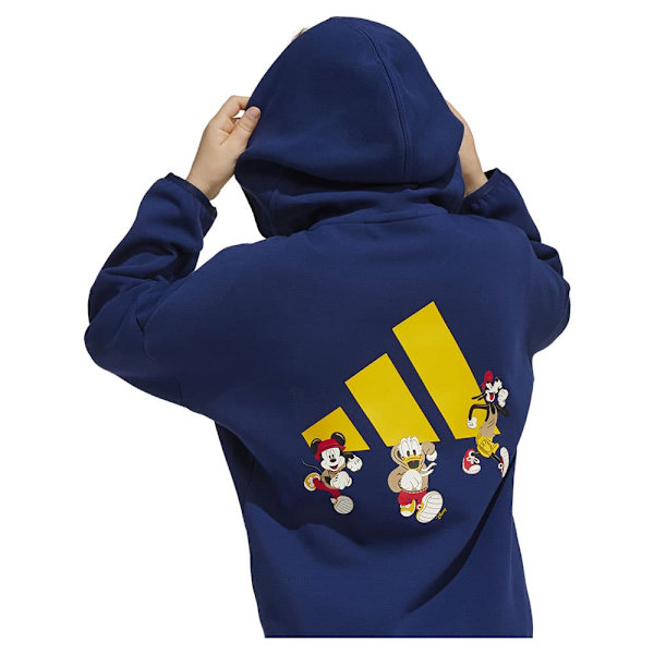 Adidas X Disney Mickey Mouse Sweatshirt Med Dragkedja Blå 7-8 Years Pojke