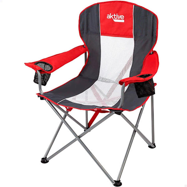 Aktive Tuoli Camping Plegable 60x58.5x98 Cm Punainen