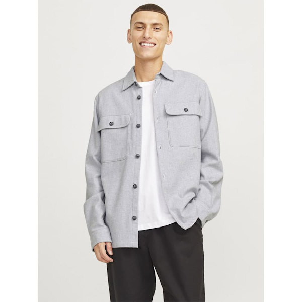 Jack & Jones Raymond Melange Solid Overtrøje Grå XL Mand