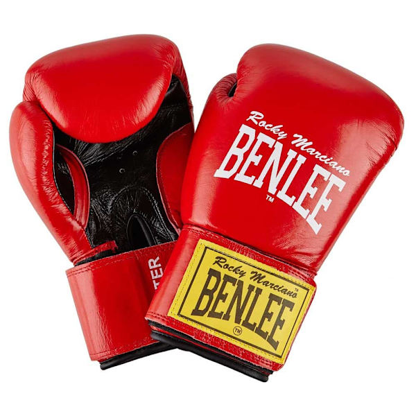 Benlee Boxningshandskar I Läder Fighter Röd 10 oz
