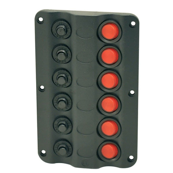 Euromarine Skifter Elektrisk Panel 6  145 x 75 x 30 mm