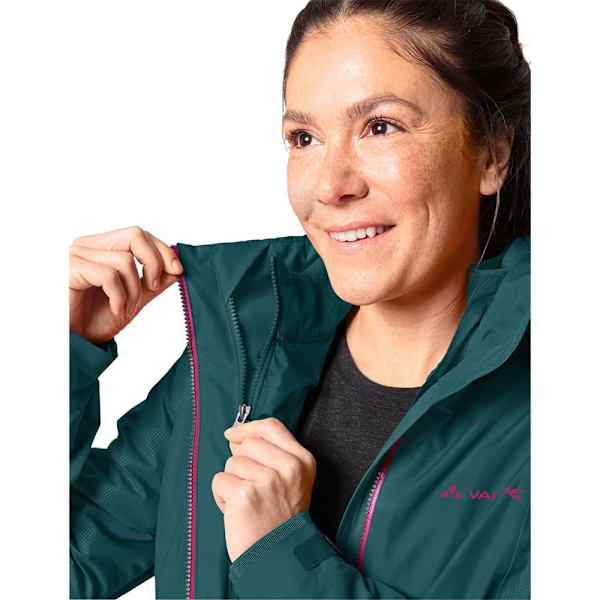 Vaude Regnjacka Med Full Dragkedja Elope 3 In 1 Grönt 36 Kvinna