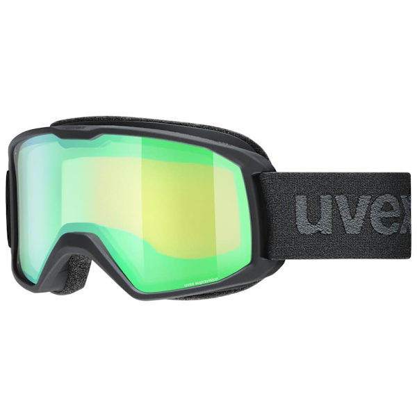 Uvex Skibriller Elemnt Fm Sort,Transparent Mirror Green Lasergold Lite/CAT2