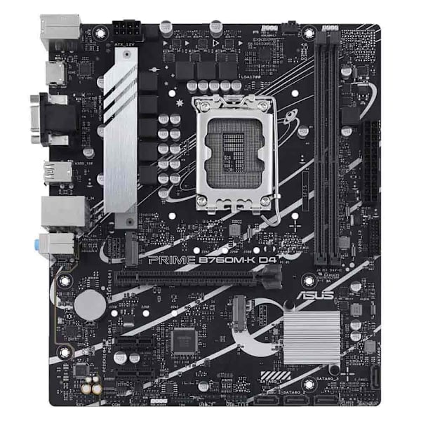 Asus Bundkort Prime B760m-k D4 Søvfarvet