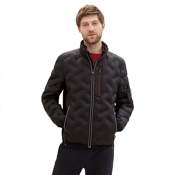 Tom Tailor Decorative Hybrid Jacka Svart L Man