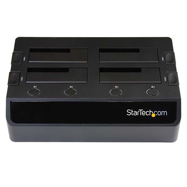 Startech Hdd/ssd Dockingstation Sdock4u33 Sdock4u33 2,5/3,5´´ 4 Bugter Sort