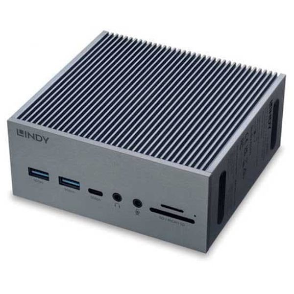 Lindy Telakka St-pro 100xt Usb C Hopeinen
