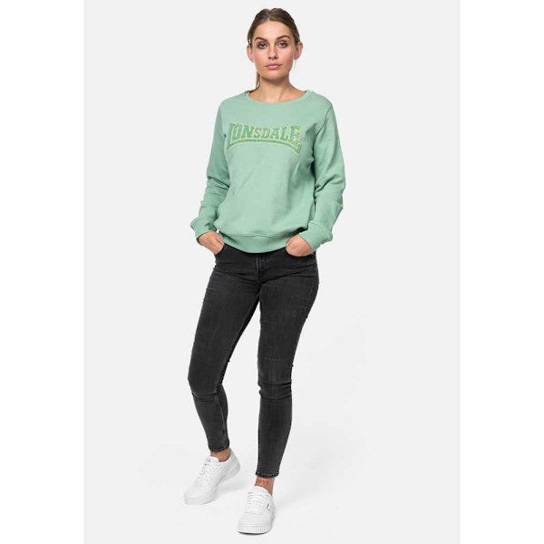Lonsdale Tröja Ballyhip Grönt XS Kvinna