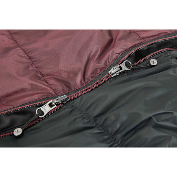 Nordisk Sovsäck Voyage 300 Röd,Svart Regular / Left Zipper