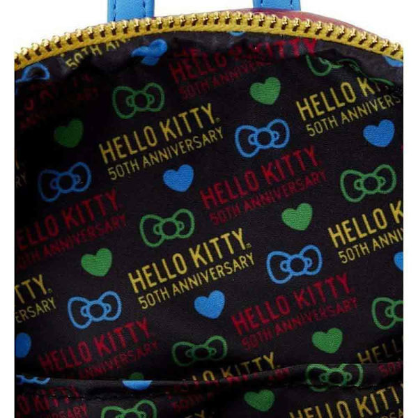 Loungefly Hello Kitty 50-års Jubilæumsrygsæk Flerfarvet