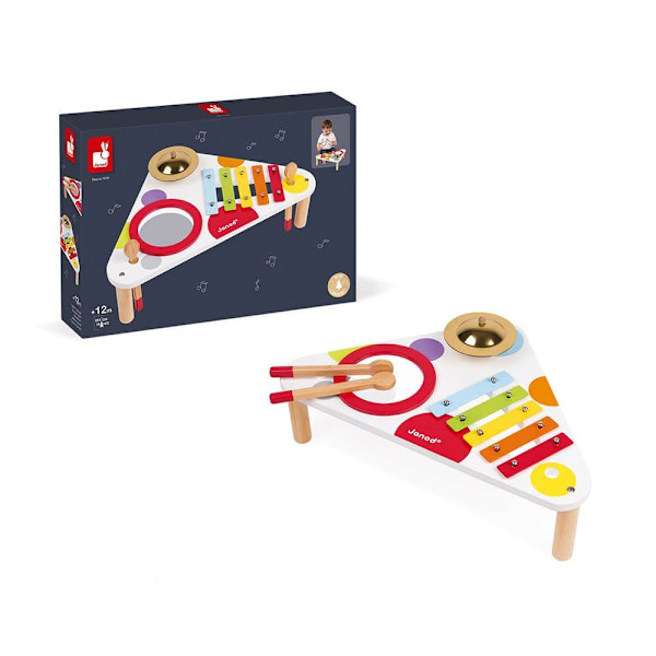 Janod Confetti Musical Table Flerfärgad 12 Months-3 Years