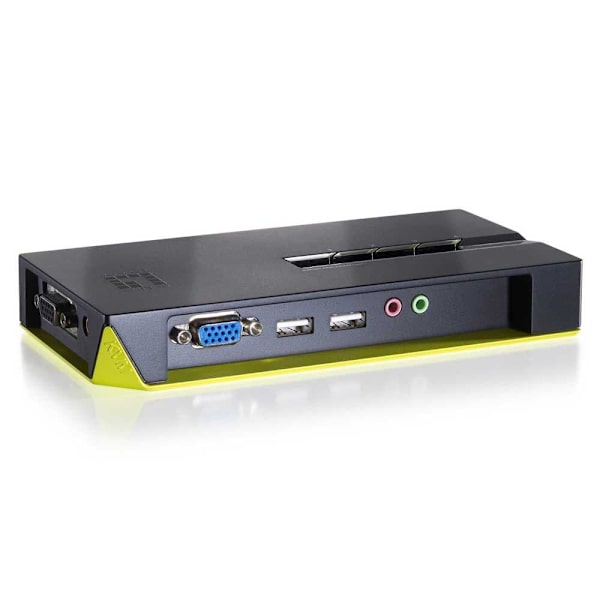 Level One Automatisk Skrivebordsskift Kvm-0421 Sort Sort, Grøn