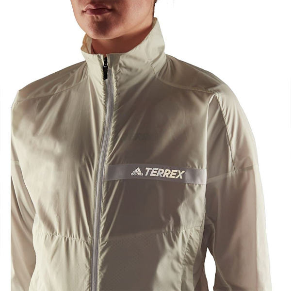 Adidas Jacka Mt Windbreaker Vit L Kvinna
