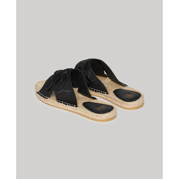 Superdry Cross Strap Espadriller Sort EU 37 Kvinde