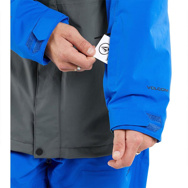 Volcom L Ins Gore-tex Jakke Blå,Sort S Mand