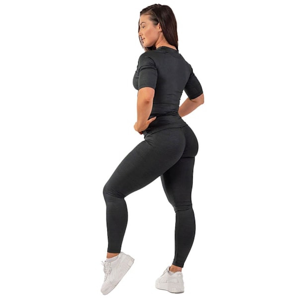 Nebbia Kortærmet T-shirt Python Snakeskin 416 Sort L Kvinde