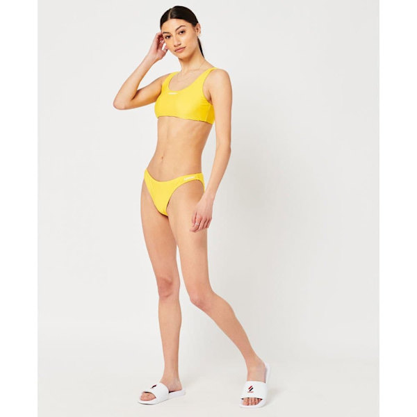 Superdry Bikinitopp Baddräkt Code Essential Gul S Kvinna