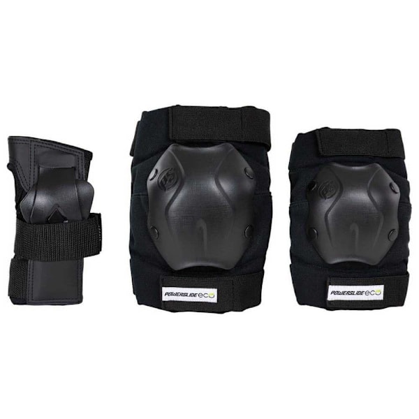 Powerslide Beskyttelsessæt Standard Eco Sort XL