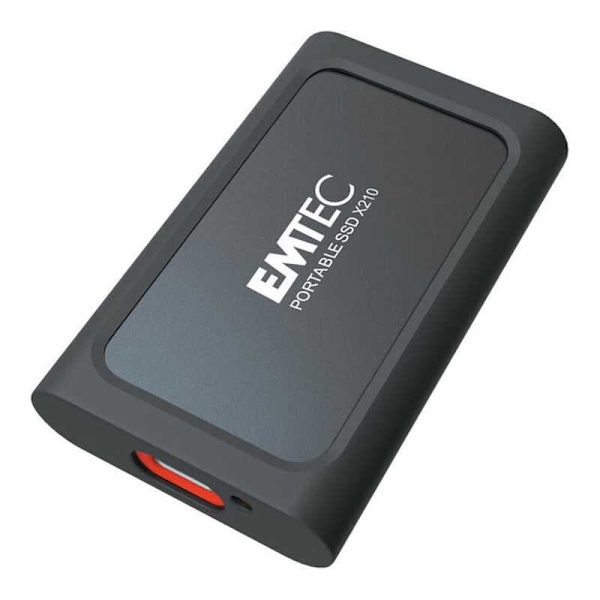 Emtec Ekstern Ssd-harddisk X20 Elite Usb-c 256gb Transparent