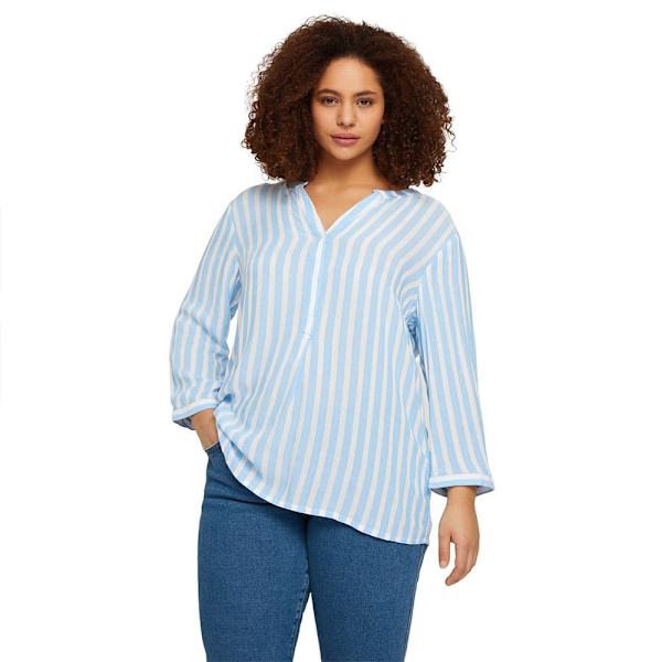 Tom Tailor Blus 1024917 Blå 50 Kvinna