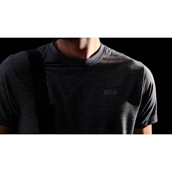 Slam T-shirt Active Merino Grå XL Mand