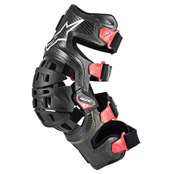 Alpinestars Venstre Knæbeskytter Bionic-10 Carbon Sort L