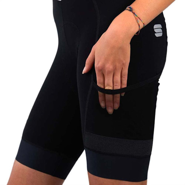 Sportful Bib Shorts Supergiara Hvid,Sort XS Kvinde