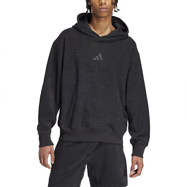 Adidas Elevated All Szn Terry Loop Hættetrøje Sort L / Regular Mand